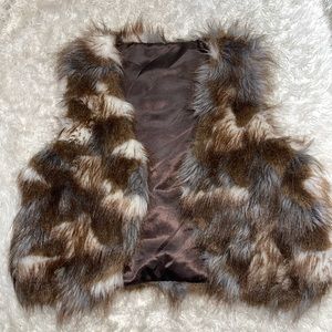 Brown Fur Vest